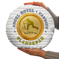 Glamorgan Cricket 1888  - Legend Collection - Circle Cushion 14inch
