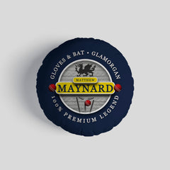Glamorgan Cricket Maynard  - Legend Collection - Circle Cushion 14inch