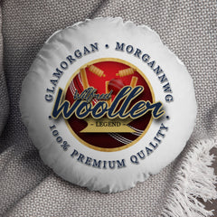 Glamorgan Cricket Wooller  - Legend Collection - Circle Cushion 14inch