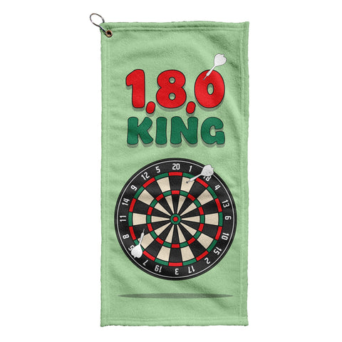 180 King - Funny Darts Golf Towel