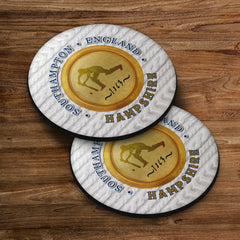 Hampshire 1863 - Cricket Coaster - Circle or Square