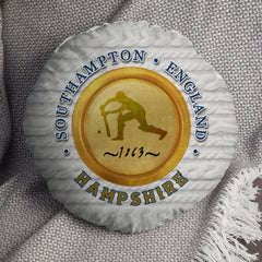 Hampshire Cricket 1860  - Legend Collection - Circle Cushion 14inch