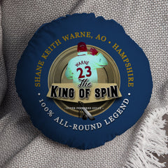 Hampshire Cricket Warne  - Legend Collection - Circle Cushion 14inch