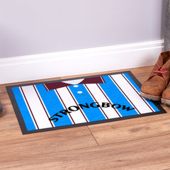 Heart of Midlothian 1995 Away Shirt - Personalised Retro Door Mat - 60cm x 40cm