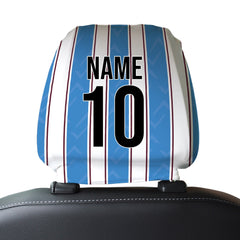 Hearts 1995 Away - Retro Football Shirt - Pack of 2 - Car Seat Headrest Covers