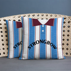 Hearts 1995 Away Shirt - 45cm or 61cm Retro Cushion