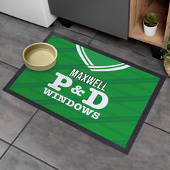 Hibernian 1988 Home Shirt - Personalised Retro Door Mat - 60cm x 40cm