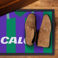 Hibernian 1994 Away Shirt - Personalised Retro Door Mat - 60cm x 40cm