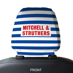 Kilmarnock 1985 Home - Retro Football Shirt - Pack of 2 - Car Seat Headrest Covers