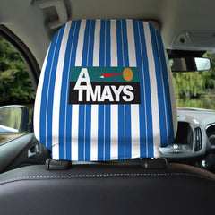 Kilmarnock 1997 Home - Retro Football Shirt - Pack of 2 - Car Seat Headrest Covers