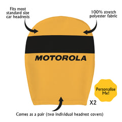 Livingston 2001 Home - Retro Football Shirt - Pack of 2 - Car Seat Headrest Covers