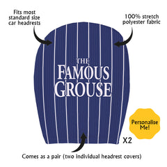 St Johnstone 1997 Home Shirt - Retro Football Shirt - Pack of 2 - Car Seat Headrest Covers