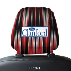 St Mirren 1994 Away Shirt - Retro Football Shirt - Pack of 2 - Car Seat Headrest Covers