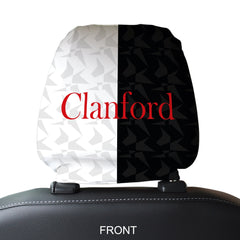 St Mirren 1994 Home Shirt - Retro Football Shirt - Pack of 2 - Car Seat Headrest Covers