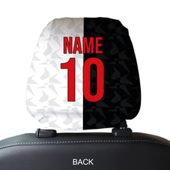 St Mirren 1994 Home Shirt - Retro Football Shirt - Pack of 2 - Car Seat Headrest Covers