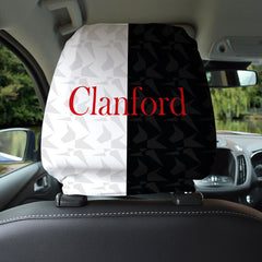 St Mirren 1994 Home Shirt - Retro Football Shirt - Pack of 2 - Car Seat Headrest Covers