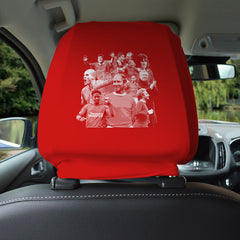 Manchester Red Montage - Pack of 2 Car Seat Headrest Covers