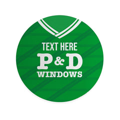 Hibernian 1988 Home Shirt - Personalised Drink Coaster - Square Or Circle