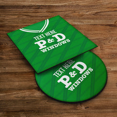 Hibernian 1988 Home Shirt - Personalised Drink Coaster - Square Or Circle
