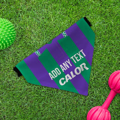 Hibernian 1994 Away Shirt - Personalised Pet Bandana - 4 Sizes