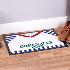 Huddersfield - 1987 Home Shirt - Personalised Retro Door Mat - 60cm x 40cm