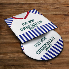Huddersfield 1987 Home Shirt - Personalised Drink Coaster - Square Or Circle