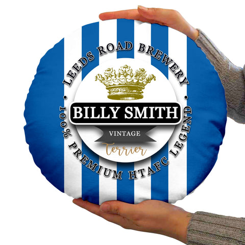 Huddersfield Billy Smith - Football Legends - Circle Cushion 14inch