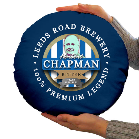 Huddersfield Chapman - Football Legends - Circle Cushion 14inch