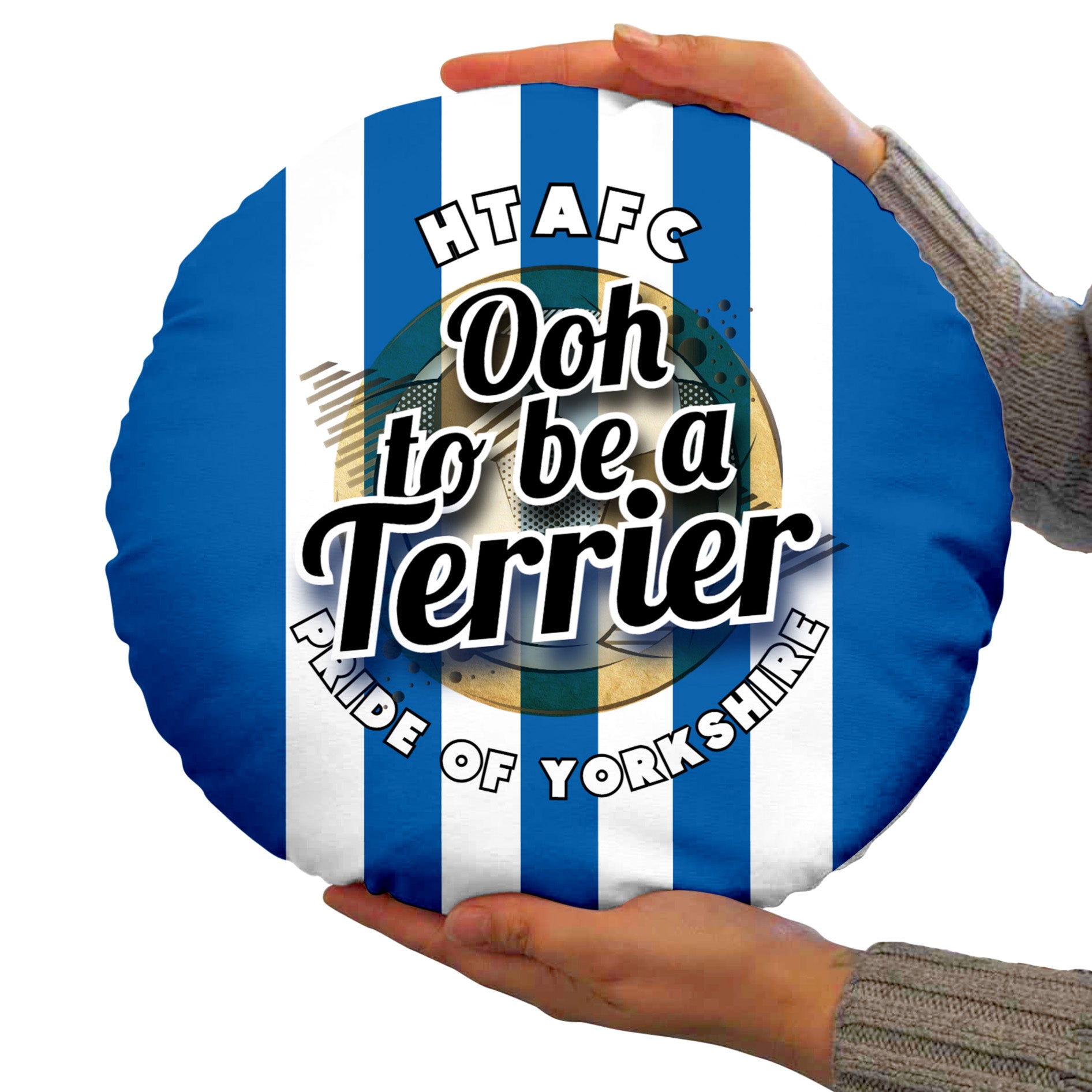 Huddersfield Ooh - Football Legends - Circle Cushion 14inch