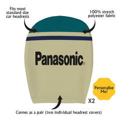 Huddersfield 1997 Away - Retro Football Shirt - Pack of 2 - Car Seat Headrest Covers