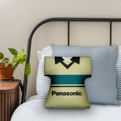 Huddersfield - 1997 Away Shirt - Personalised Retro Shirt Cushion