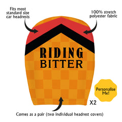 Hull 1998 Home - Retro Football Shirt - Pack of 2 - Car Seat Headrest Covers