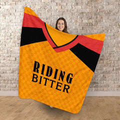 Hull Retro - 1998 - Home Shirt - Personalised Retro Fleece Blanket