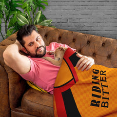 Hull Retro - 1998 - Home Shirt - Personalised Retro Fleece Blanket