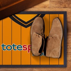 Hull - 2009 Home Shirt - Personalised Retro Door Mat - 60cm x 40cm