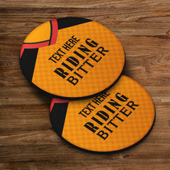 Hull 1998 Home Shirt - Personalised Drink Coaster - Square Or Circle