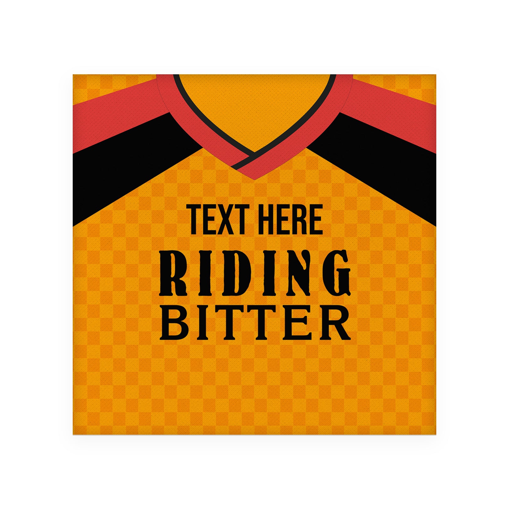 Hull 1998 Home Shirt - Personalised Drink Coaster - Square Or Circle
