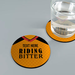 Hull 1998 Home Shirt - Personalised Drink Coaster - Square Or Circle