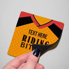 Hull 1998 Home Shirt - Personalised Drink Coaster - Square Or Circle