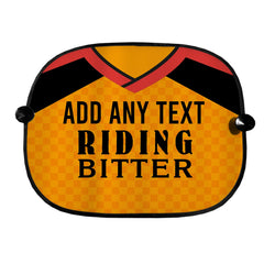 Hull 2009 Home Shirt - Personalised Retro Football Car Sun Shade - Set of 2