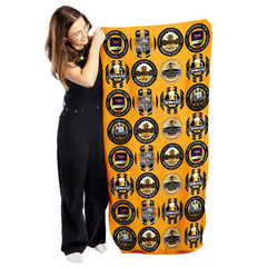 Hull - Football Legends - Microfibre Beach Towel - 150cm x 75cm