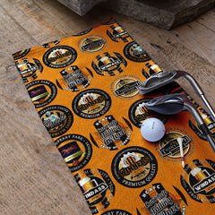 Hull - Football Legends - Retro Lightweight, Microfibre Golf Towel