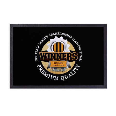 Hull Playoff  - Football Legends - Door Mat -60cm X 40cm