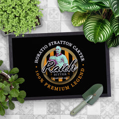 Hull Raich - Football Legends - Door Mat -60cm X 40cm