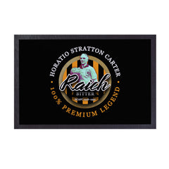 Hull Raich - Football Legends - Door Mat -60cm X 40cm
