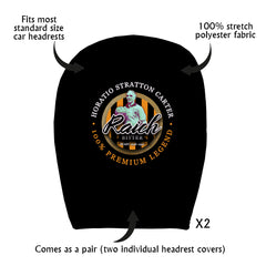 Hull Raich- Football Legends - Headrest Cover