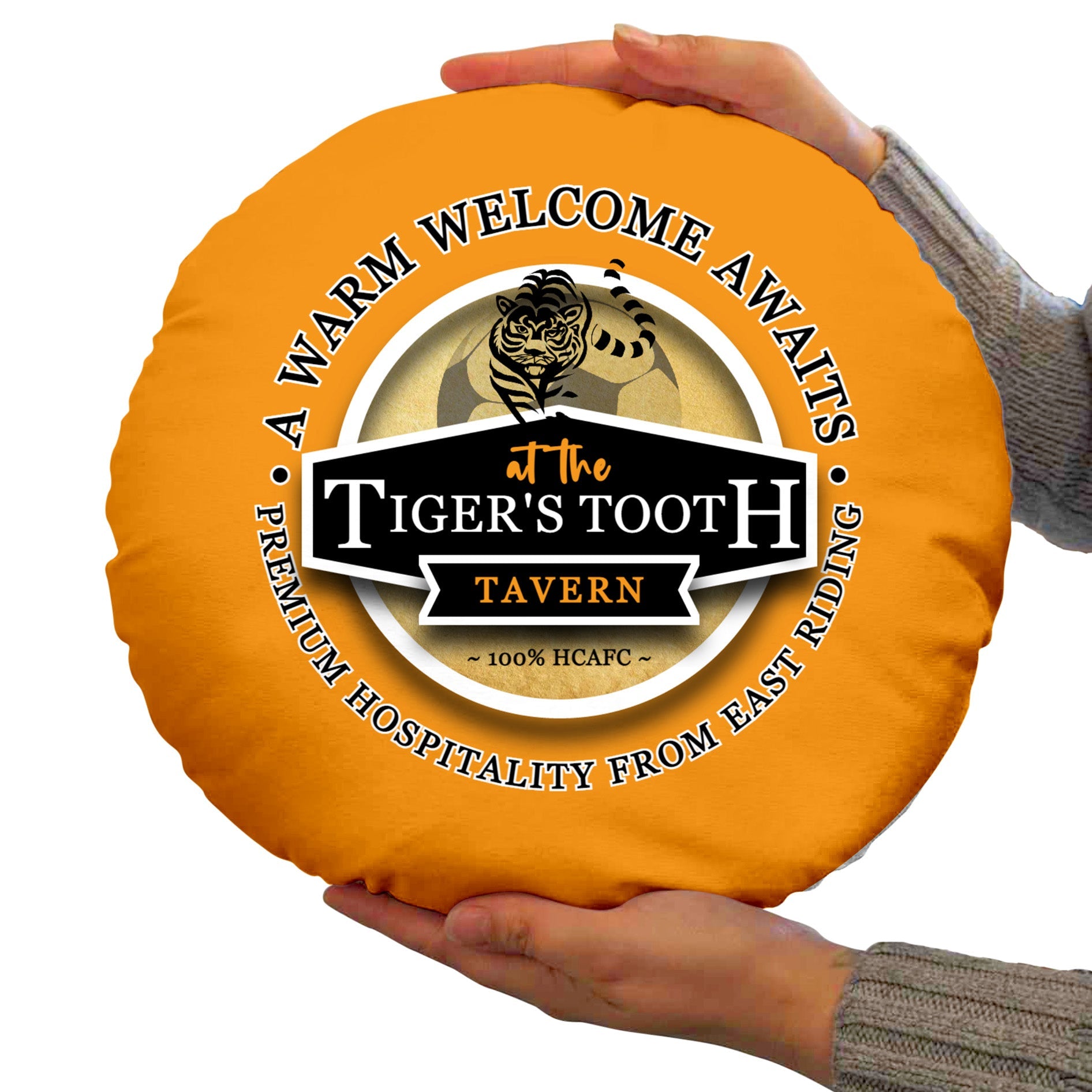 Hull Tigers - Football Legends - Circle Cushion 14inch