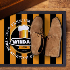 Hull Windass - Football Legends - Door Mat -60cm X 40cm