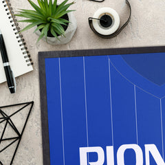 Ipswich 1981 Home Shirt - Personalised Retro Door Mat - 60cm x 40cm