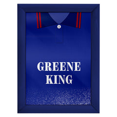 Ipswich Retro 1996 Home Retro Shirt - A4 Personalised Metal Sign Plaque - Frame Options Available